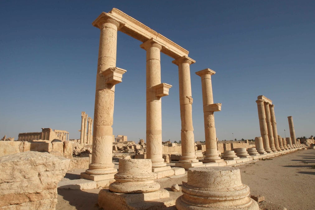 L'etat islamique publie des photos des vestiges de palmyre intacts
