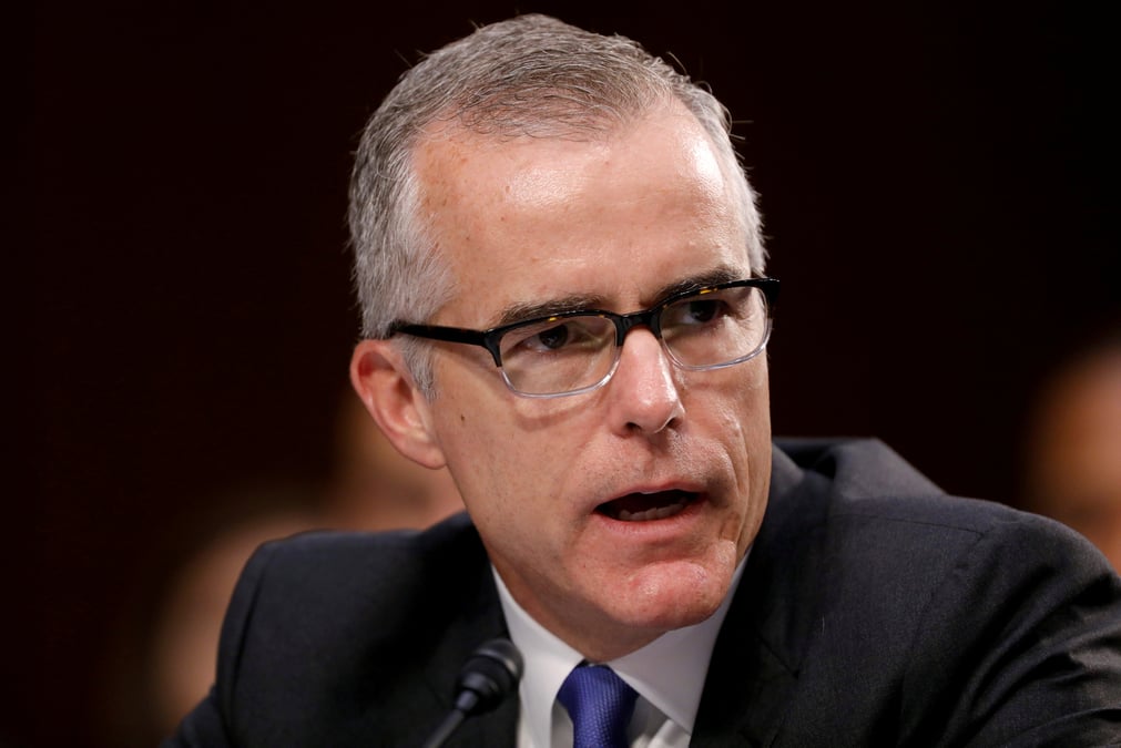 Licenciement de l'ex-directeur adjoint du fbi, andrew mccabe