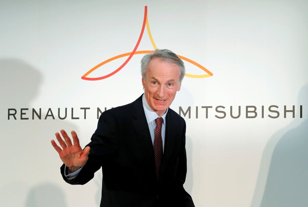 Senard "tres satisfait" de la nouvelle gouvernance de l'alliance renault-nissan