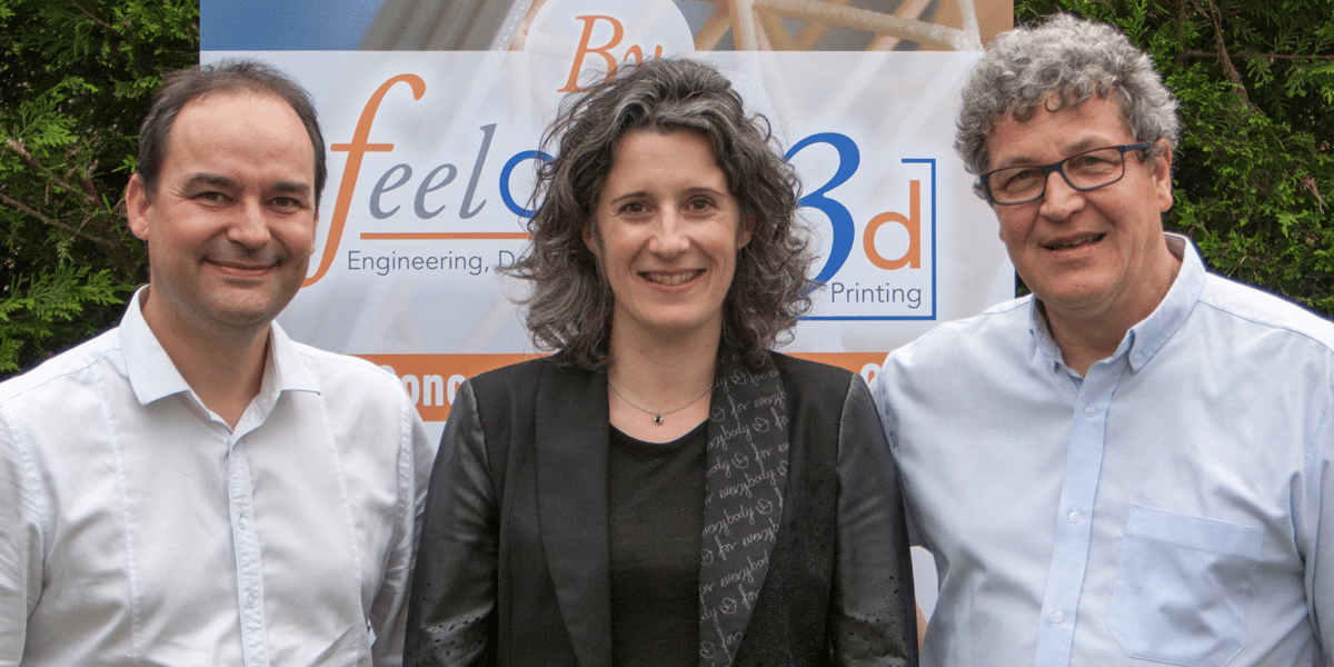 Les trois associés de FeelObject 3D