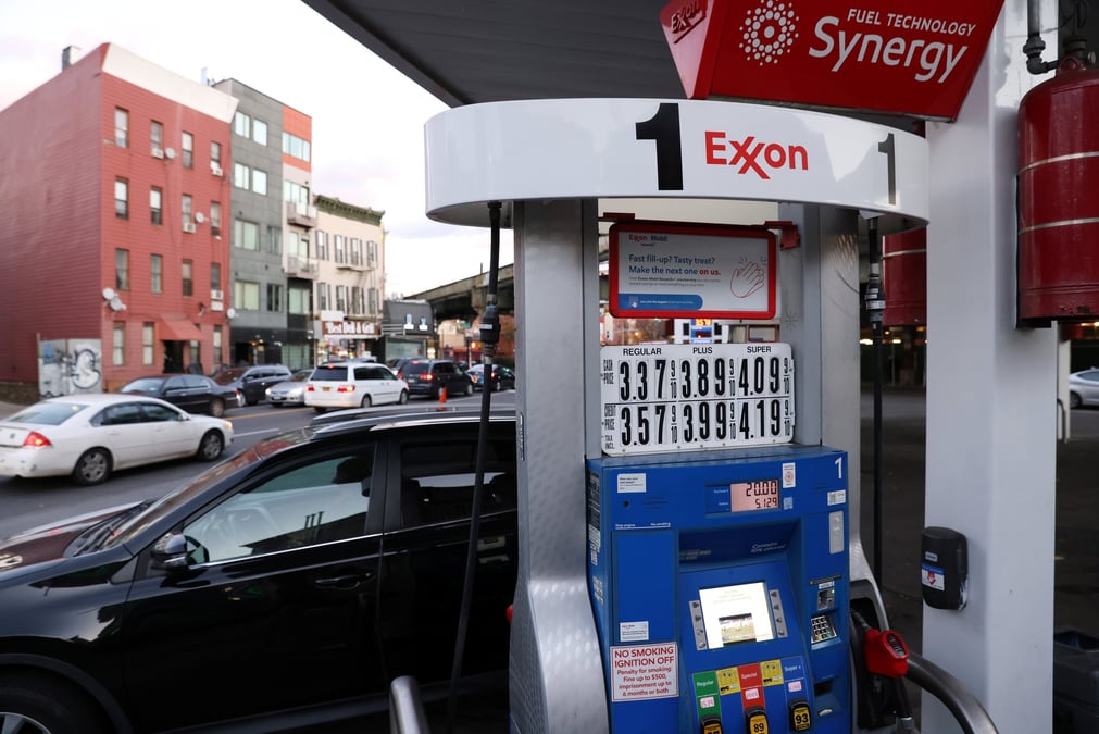 Station service, New York, essence, prix, carburant, pétrole