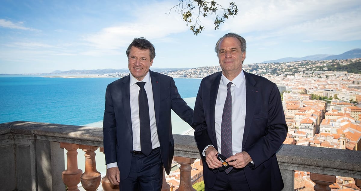 Renaud Muselier, président de la région PACA et Christian Estrosi, maire de Nice, sont tous deux hôtes de la conférence des Nations unies pour l’océan.
