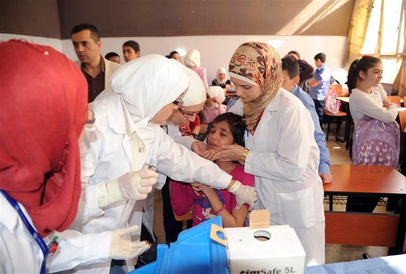 L'épidémie syrienne de polio pourrait menacer l'Europe