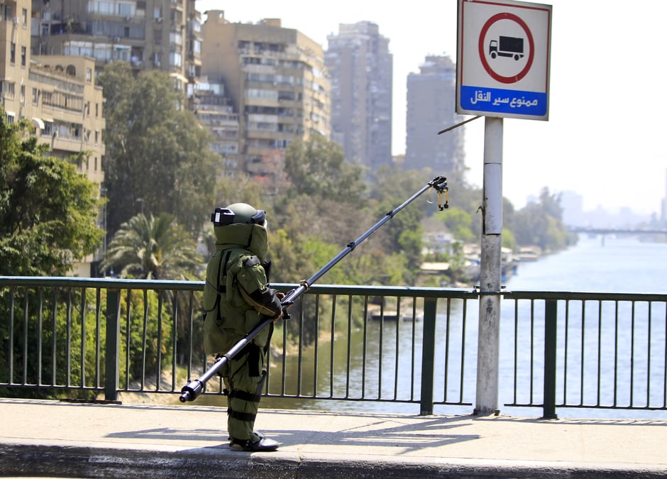 Explosion d'une bombe au caire