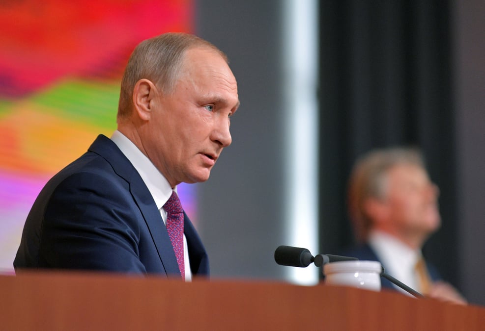 Vladimir poutine se plaint d'une opposition russe "peu credible"