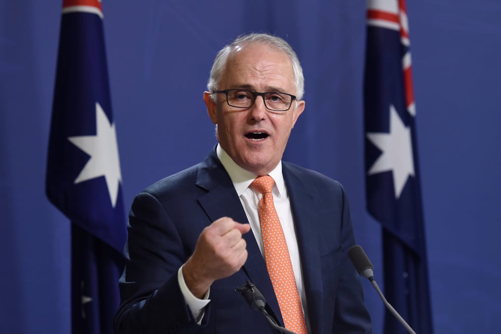 Malcolm turnbull, premier ministre australien, a annonce sa victoire