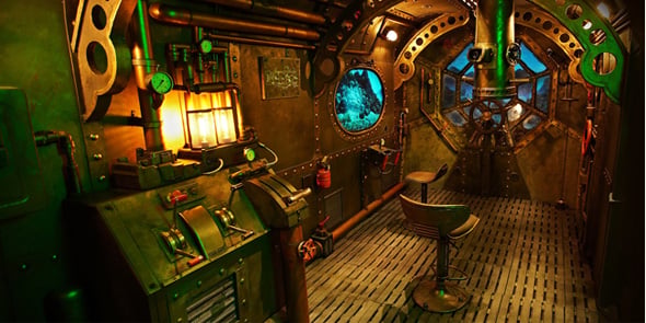 Le prototype du "sous-marin" au centre d'Echo Squad