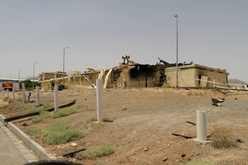 L'incendie sur le site nucleaire iranien de natanz a provoque des degats importants