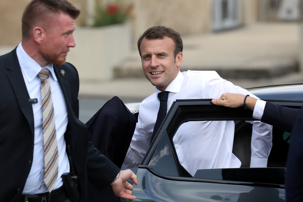 Discussion "cordiale" entre macron et conte