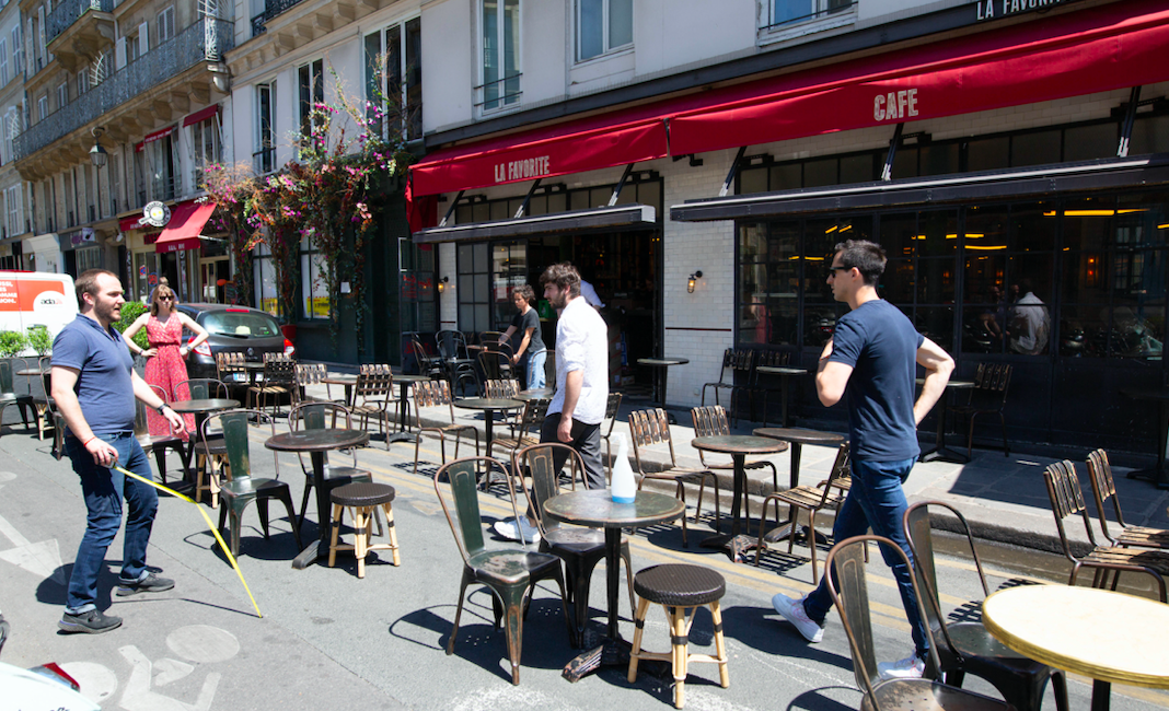 Terrasse épéhmère Paris