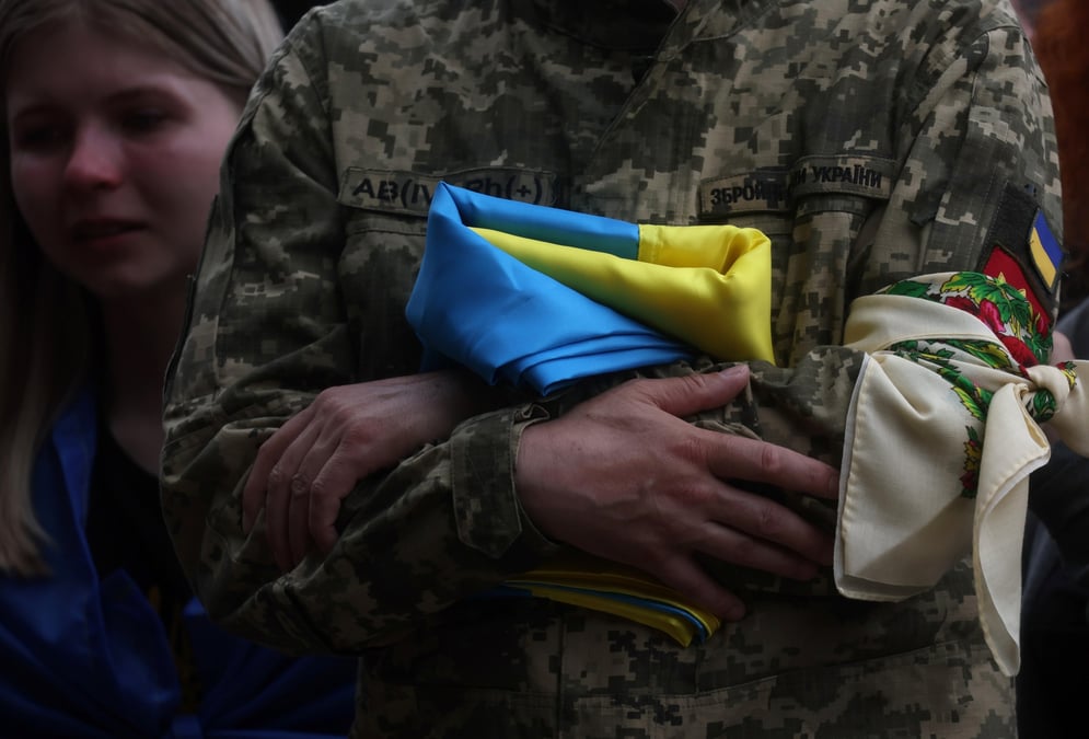Pres de 9.000 soldats ukrainiens tues dans le conflit contre la russie, dit kyiv