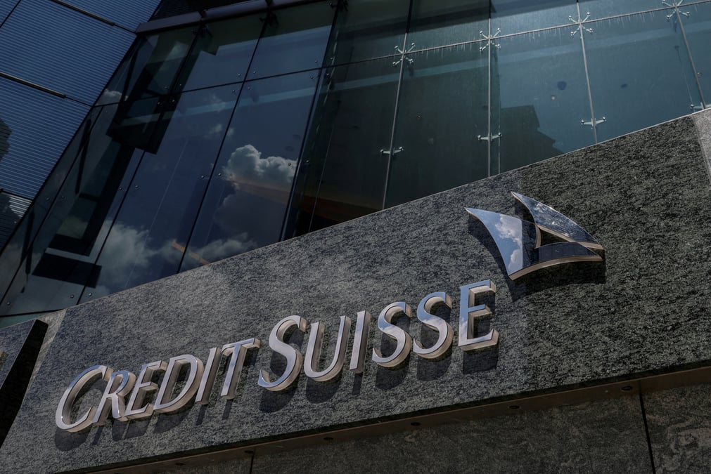Le logo de credit suisse a hong kong