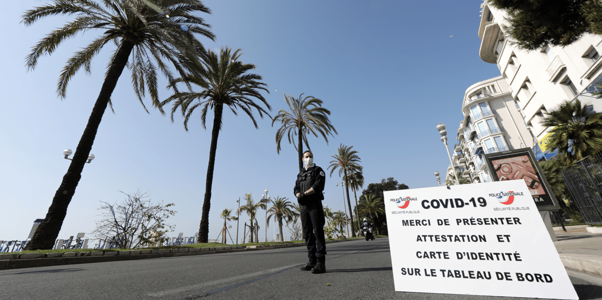 Coronavirus: l'amende confinement portee a 200 euros en france