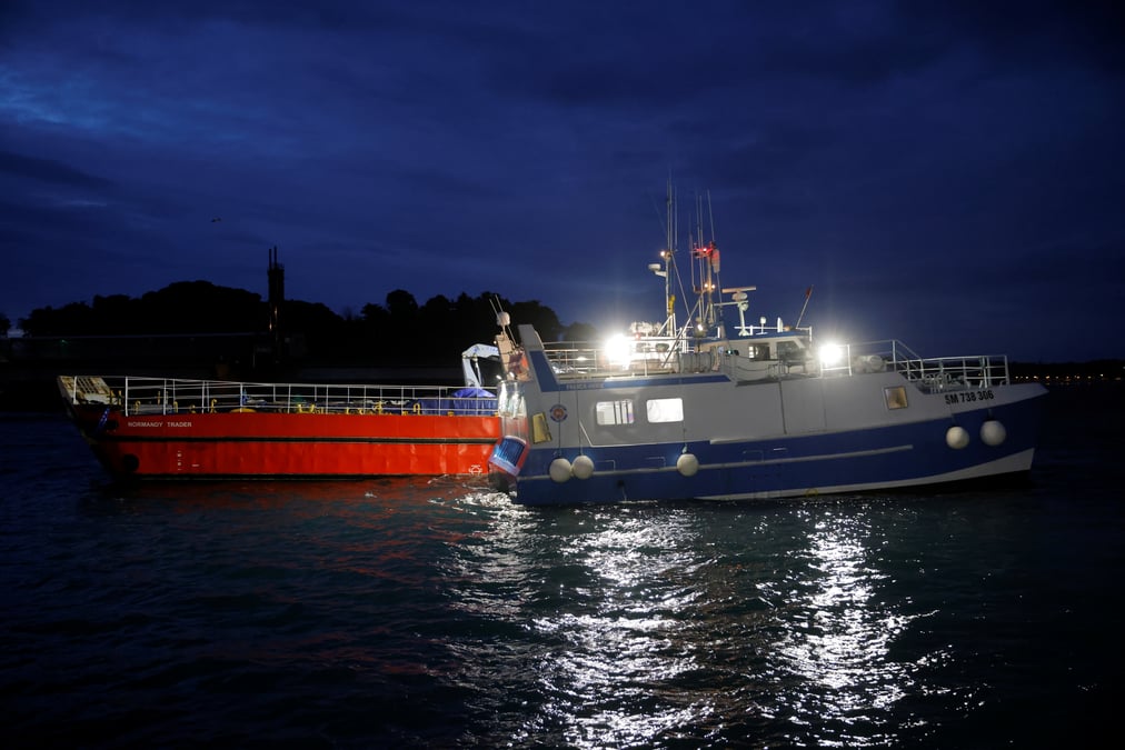 Brexit/peche : les pecheurs francais lancent a saint-malo leurs actions de blocage