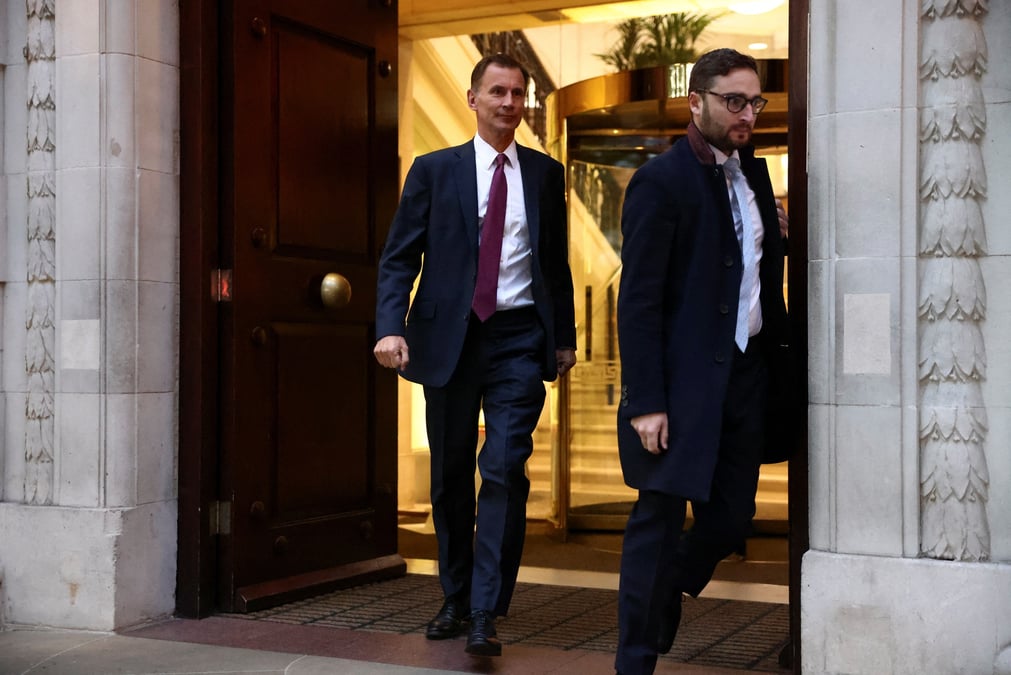 Le ministre britannique des finances jeremy hunt