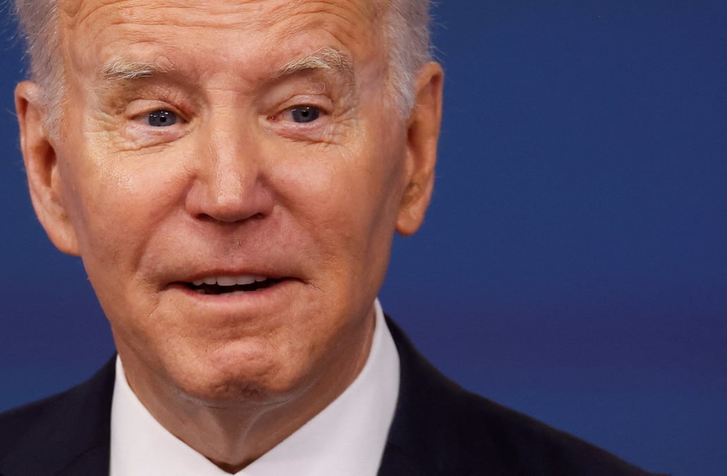 Le president americain joe biden prononce un discours, a washington