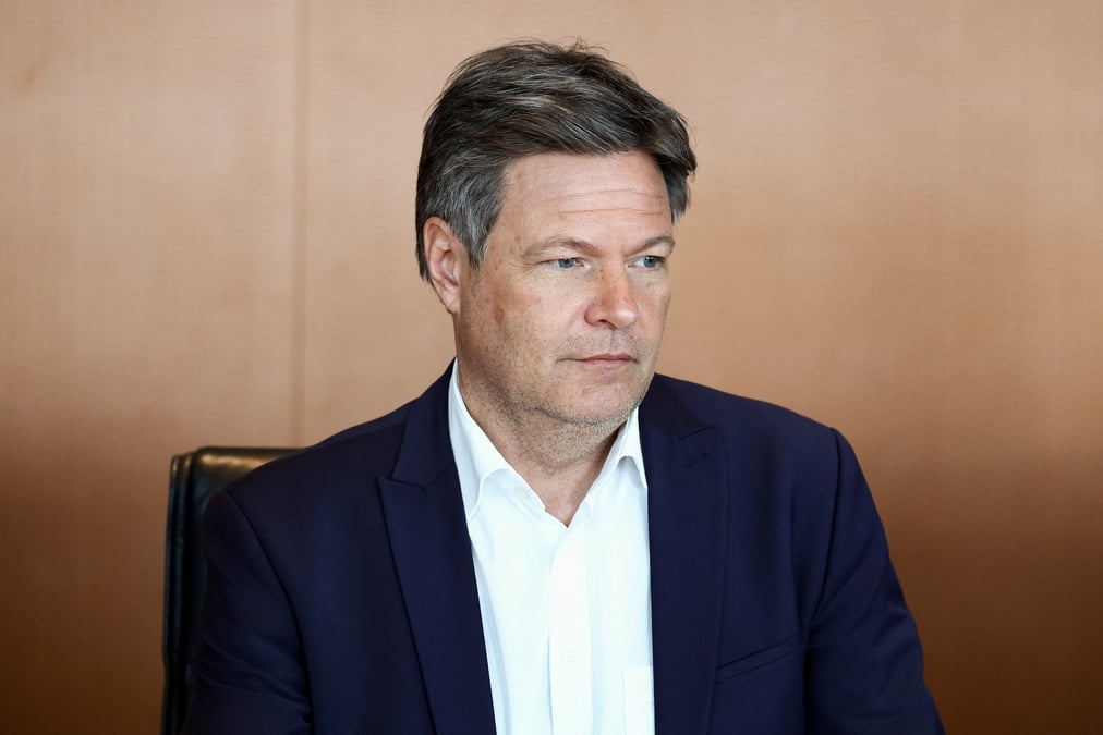 Robert habeck, le vice-chancelier et ministre federal de l'economie et du climat de l'allemagne