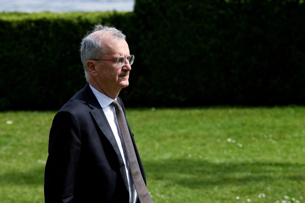 Le gouverneur de la banque de france francois villeroy de galhau