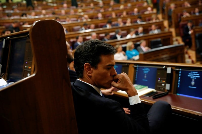Tentative de formation de gouvernement socialiste en espagne