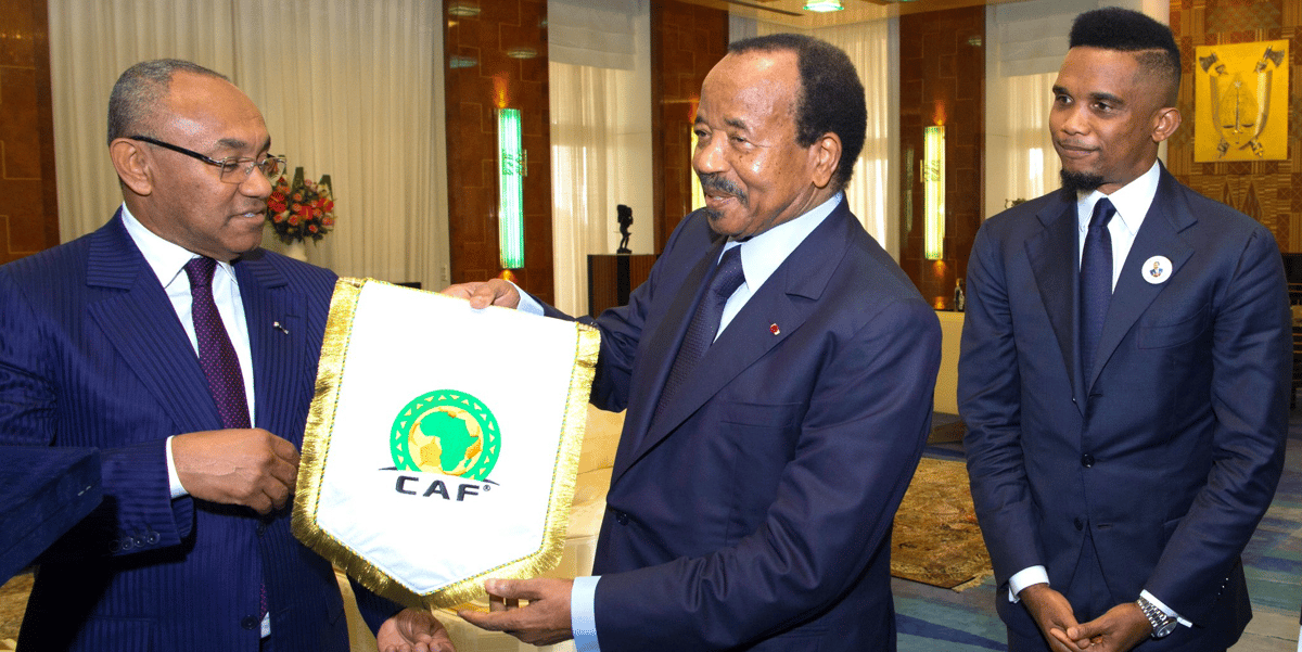Paul Biya Samuel Eto'o Ahmad Ahmad CAF CAN Cameroun 2019