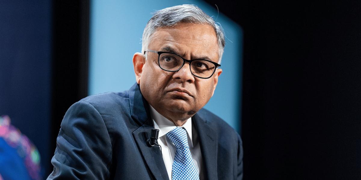 Natarajan Chandrasekaran, président du groupe Tata.