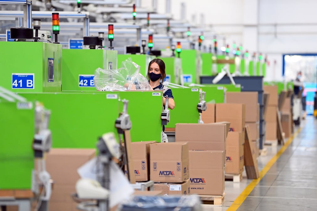 Une usine a codogno en italie