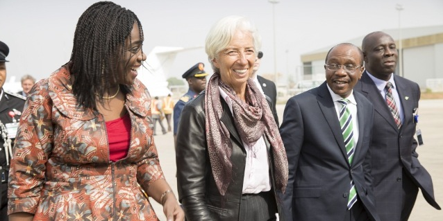 NIGERIA Kemi Adeosun Christine Lagarde Godwin Emefiele