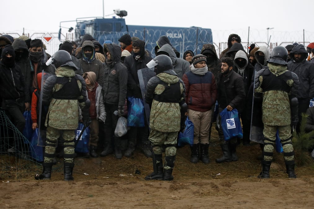 Les tentatives de passage de la frontiere pologne-bielorussie diminuent