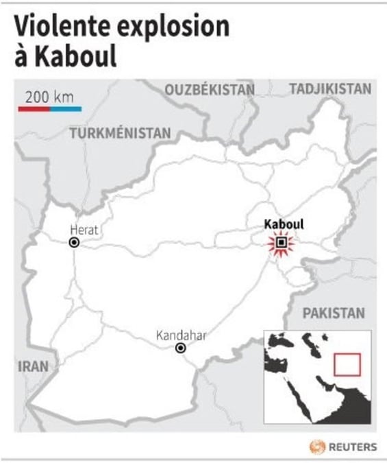 Violente explosion a kaboul