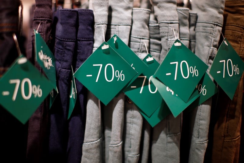 Baisse de 1,0% des prix a la consommation en janvier