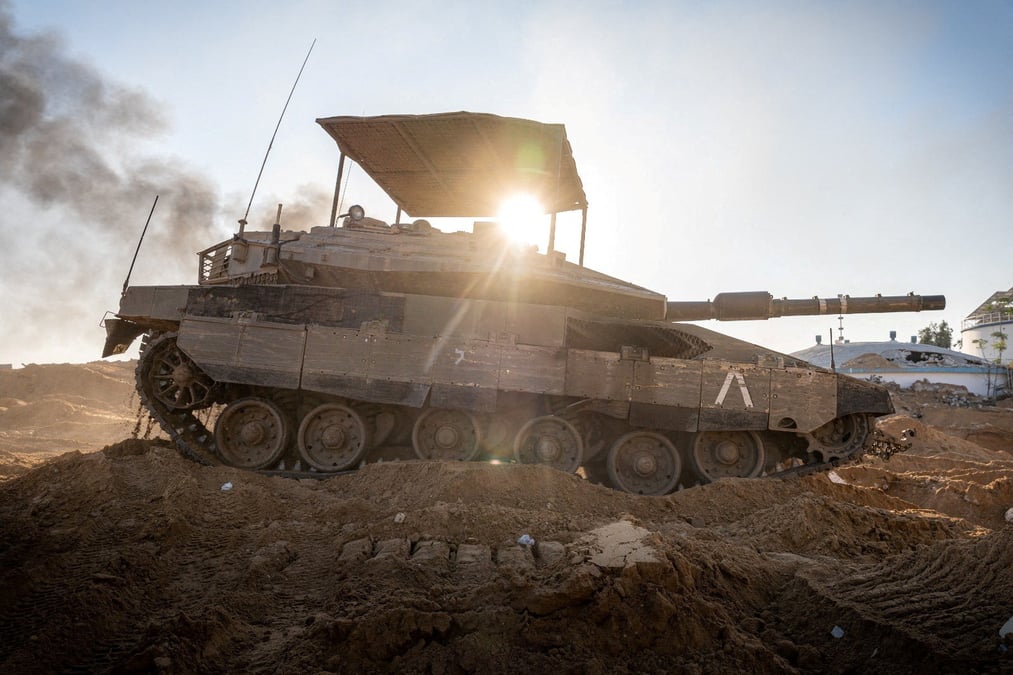 Les soldats israeliens operent dans la bande de gaza
