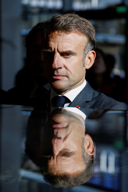 Le president francais macron