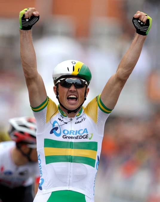 Victoire et premiere place pour simon gerrans