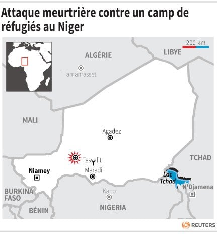 Attaque contre un camp de refugies au niger