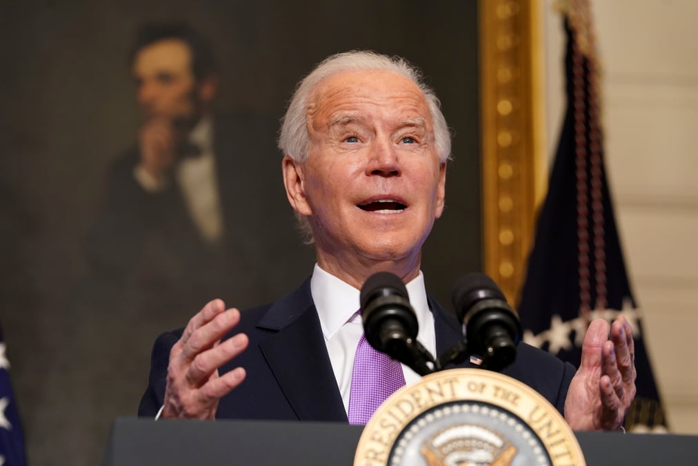 "l'amerique est prete a changer": biden veut reduire le clivage racial