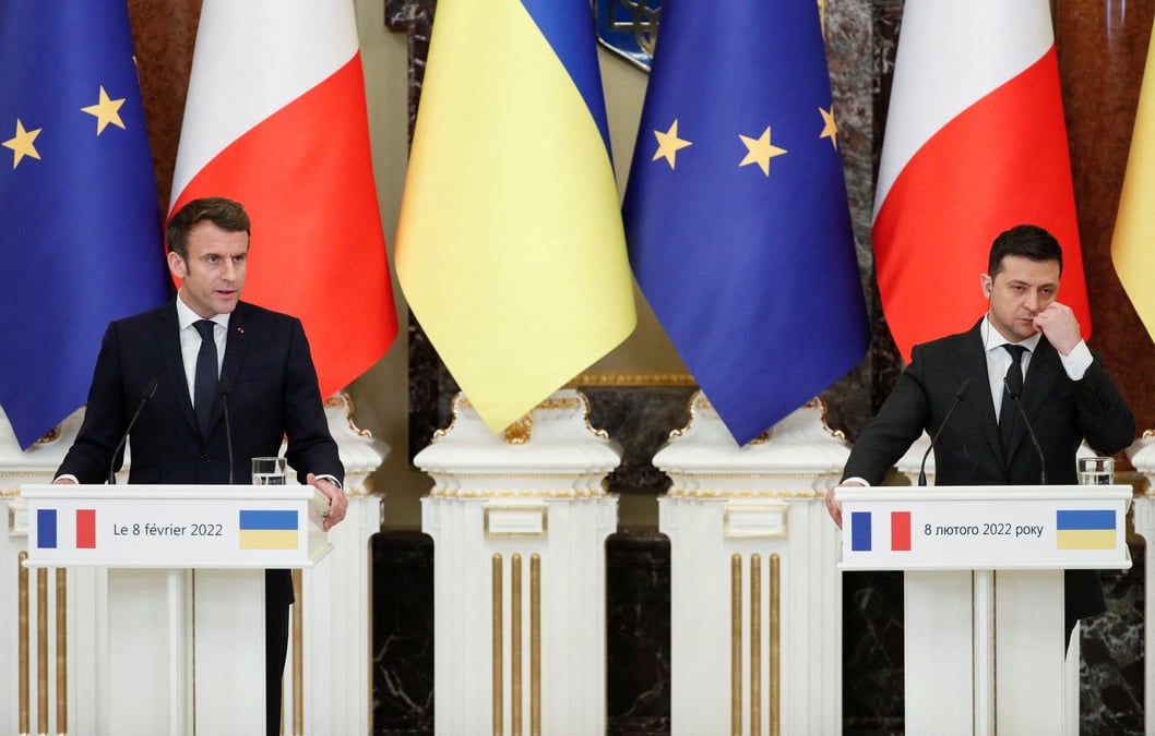 Nouvel entretien telephonique macron-zelenski sur la crise ukrainienne