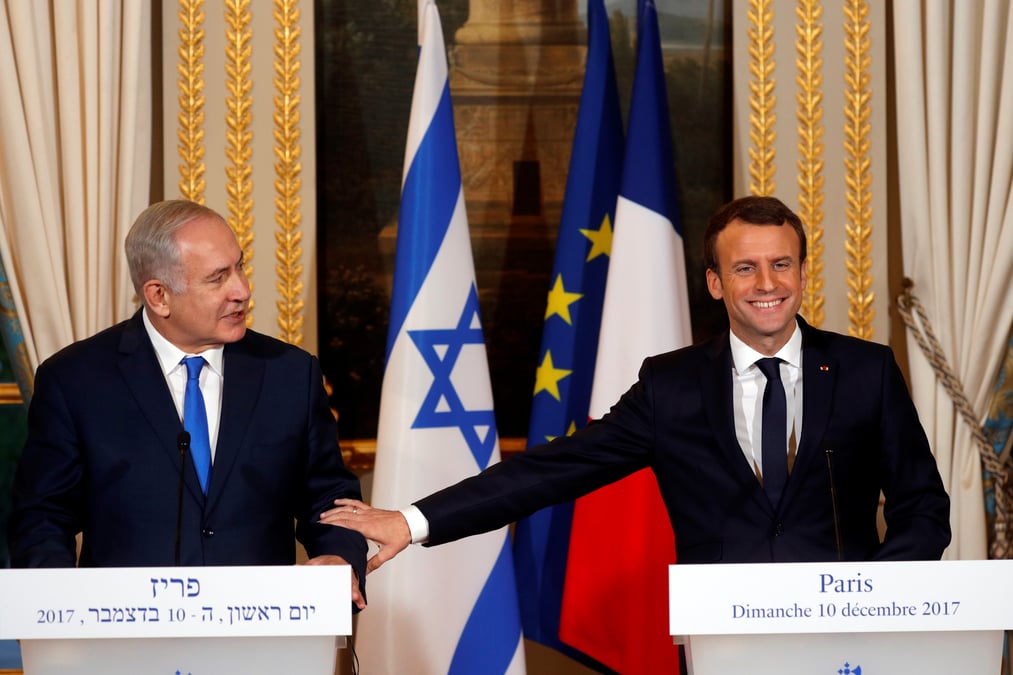 Macron appelle israel a faire un geste sur les colonies