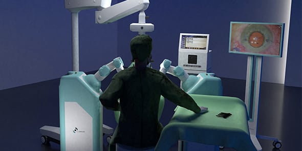 La startup montpelliéraine AcuSurgical est spécialisée en robotique chirurgicale vitréo-rétinienne