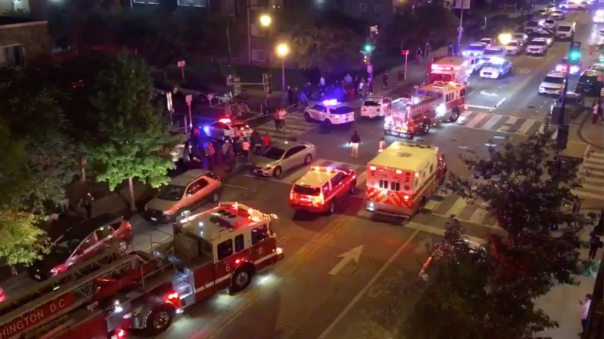 Usa: fusillade a washington, un mort et cinq blesses, selon la police