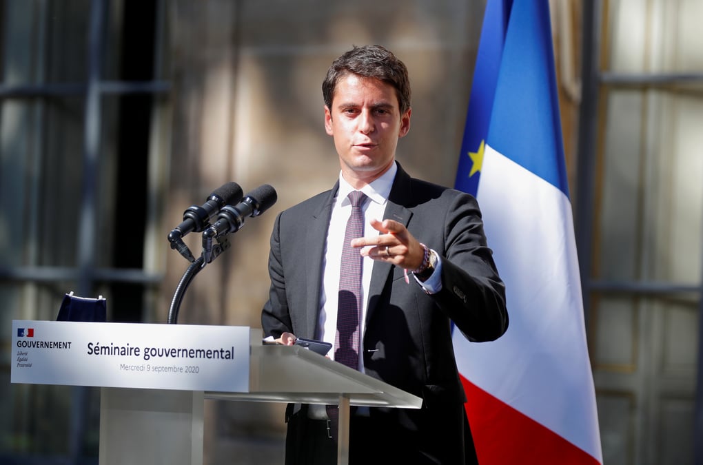 French post cabinet meeting briefing in paris