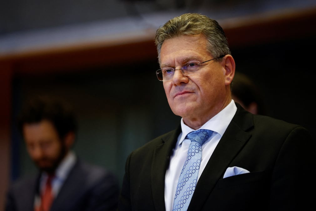 Maros Sefcovic est allé de nombreuses fois à Washington négocier avec ses homologues américains.