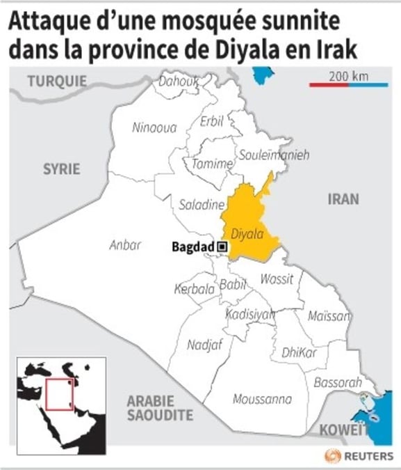 Une milice chiite attaque une mosquée sunnite en Irak, 68 morts