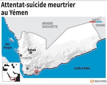 Attentat-suicide meurtrier au yemen