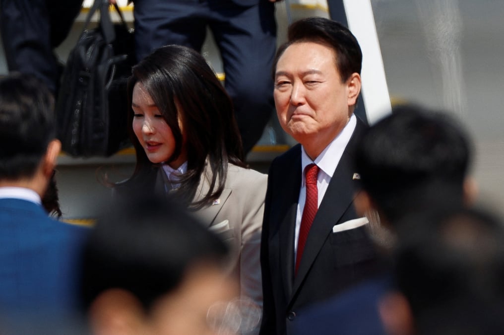 Le president sud-coreen yoon en visite au japon