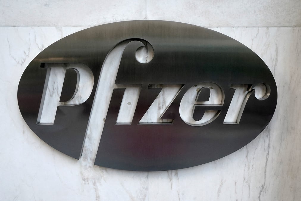 Photo d'archives du logo de pfizer