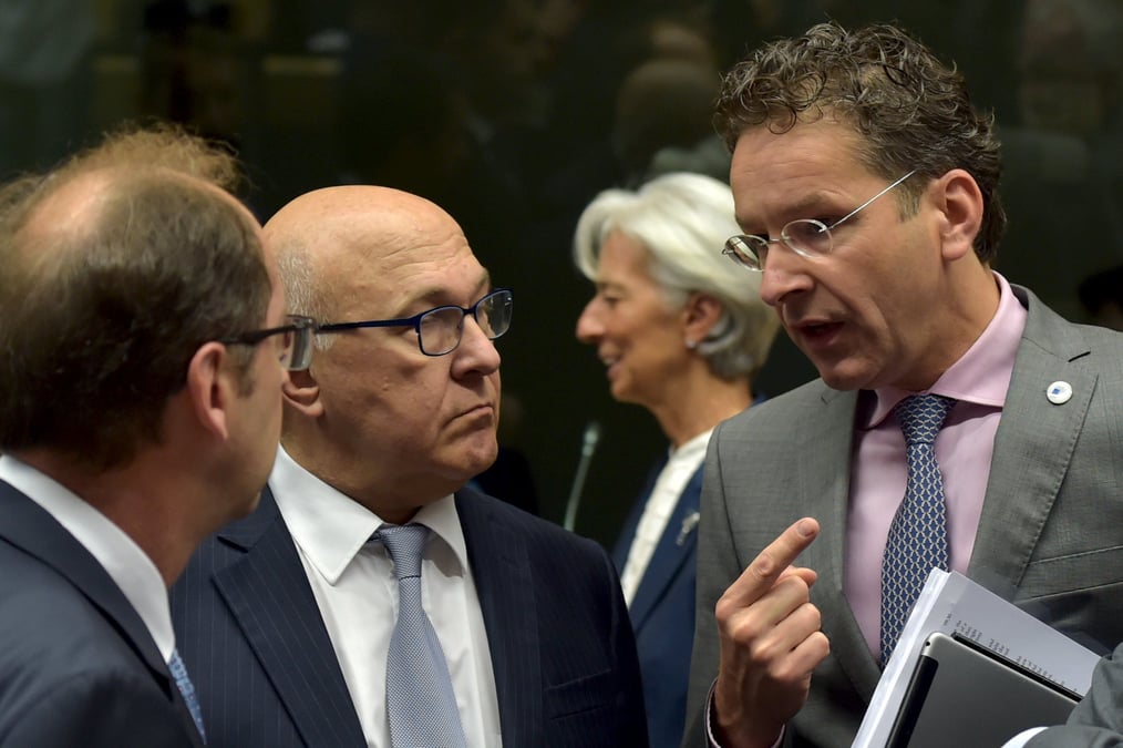 Vifs echanges samedi soir a l'eurogroupe sur la grece