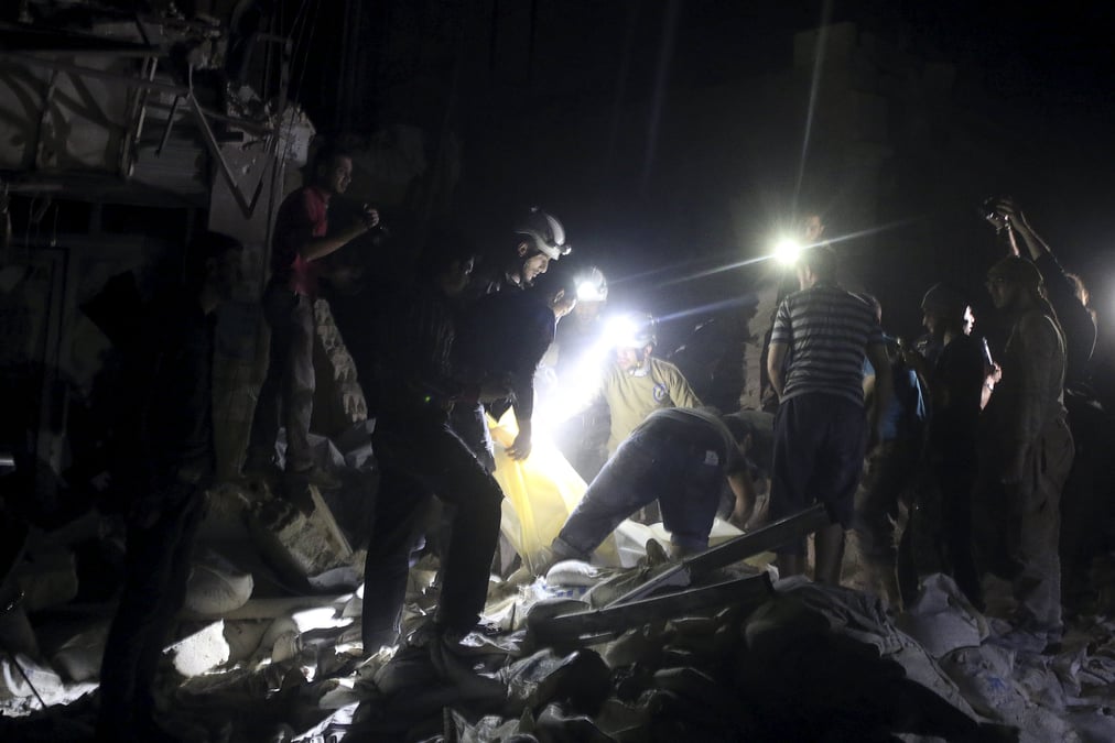 Alep sous les bombardements