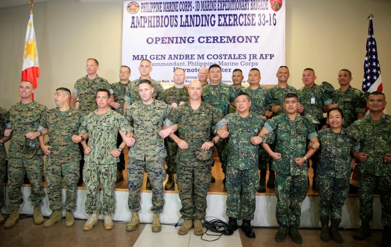 Derniers exercices militaires conjoints entre les usa et les philippines