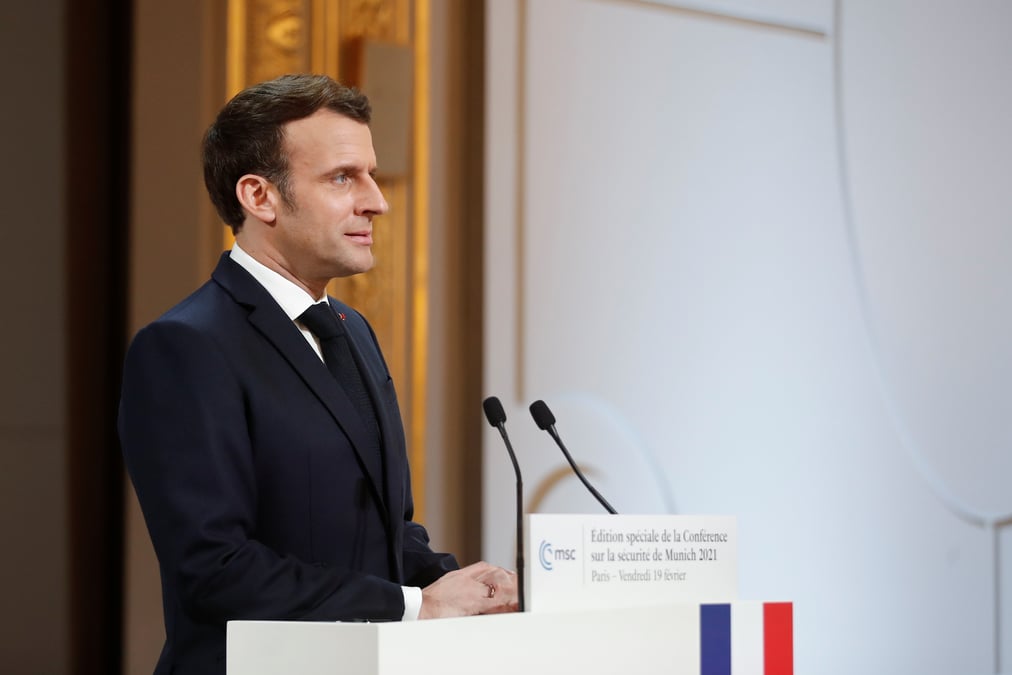 Macron lance l'idee d'un envoye special de l'onu sur la securite climatique