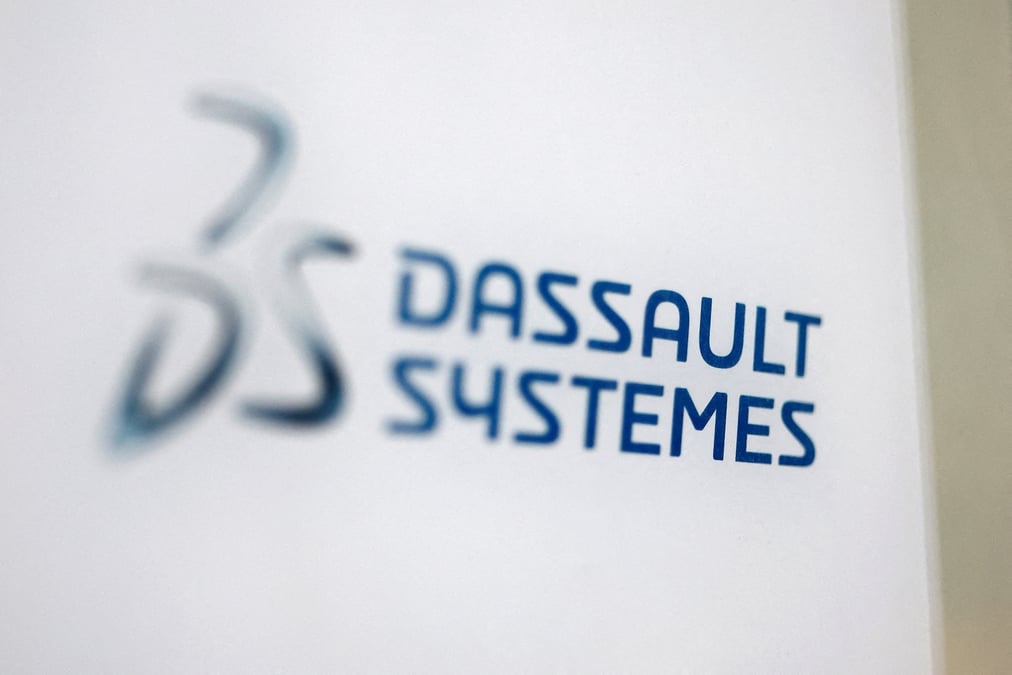 Photo d'archives: le logo de dassault systemes